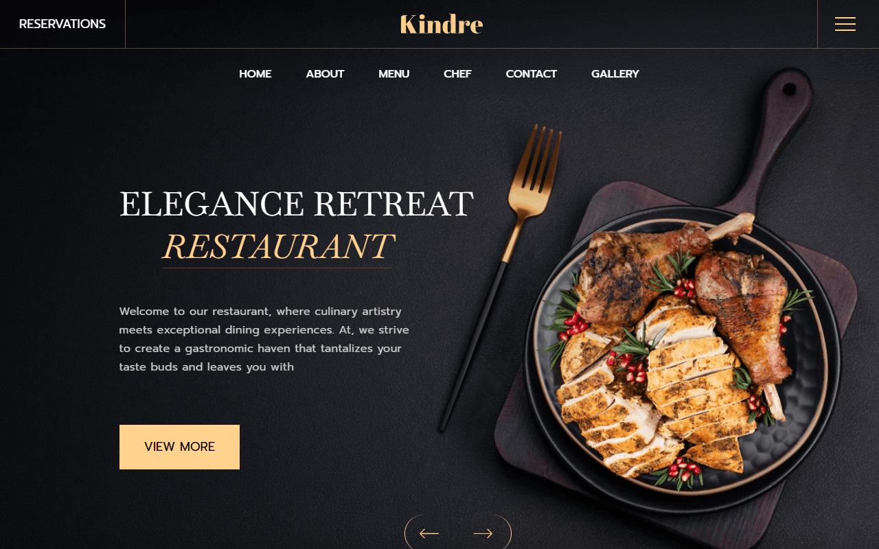 Kindre Royal Restaurant — screenshot